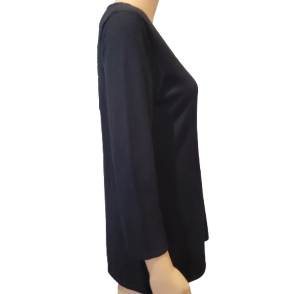 Cable & Gauge Black Sweater Small - Picture 3 of 7